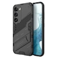 Miniatyrbillede 1 af 2: Stødsikker Hybrid Cover med A Moderne Touch til Samsung Galaxy S23 - Sort Black