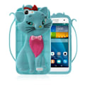 Miniatyrbillede 1 af 2: Hauger Huawei AAscend G7 Silicone Cover - Blå Blue