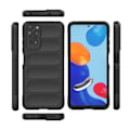 Pikkukuva 2 / 2: Pehmeä kahva muotoiltu kuori Xiaomi Redmi Note 11S / Xiaomi Redmi Note 11 - Tummanharmaa Silver grey