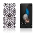 Pikkukuva 1 / 2: Westergaard Huawei Ascend P8 Lite Kuori - Musta Kukka Multicolor