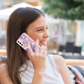 Pikkukuva 2 / 2: Marble Patterned Suojakuori With Ring Holder For Samsung Galaxy S22 Plus - Violetti Marble Haze Purple