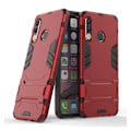 Miniatyrbillede 1 af 2: Huawei P30 Lite hybrid kickstand etui - Rød Red