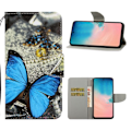 Pikkukuva 1 / 2: Wonderland Samsung Galaxy Note 20 flip kuoret - Sininen Perhonen Blue