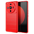 Pikkukuva 1 / 2: Carbon Flex Suojakotelo Xiaomi 12s Ultra - Punainen Red