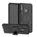 Miniatyrbillede 1 af 2: Huawei P Smart 2019 skridsikkert hybrid etui - Sort Black