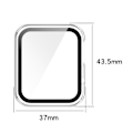 Pikkukuva 2 / 2: Xiaomi Mi Watch Lite / Redmi Watch yksinkertainen kansi karkaistulla lasisuojalla - Läpinäkyvä Transparent