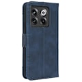 Miniatyrbillede 2 af 2: Stilfuldt Læder Etui med Pung til OnePlus Ace Pro / 10t - Blå Blue