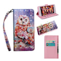Pikkukuva 1 / 2: Sony Xperia 10 Plus pattern leather case - Owl Multicolor