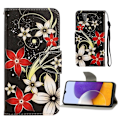 Miniatyrbillede 1 af 2: Wonderland Samsung Galaxy A22 5G Flip etui - Blomster Multicolor