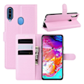 Miniatyrbild 1 av 2: Alpha läder Samsung Galaxy A20s fodral - Rosa Rosa