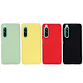 Miniatyrbillede 2 af 2: Matte Liquid Sony Xperia 10 IV silikone cover - Sort Black