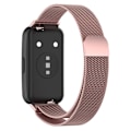 Miniatyrbillede 1 af 2: Huawei Band 7 enkel urrem i rustfrit stål - Lyserød Pink