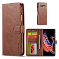 Miniatyrbillede 1 af 2: LC.IMEEKE Samsung Galaxy S10 Plus Flip Etui - Kaffe Brown