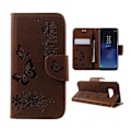 Miniatyrbild 1 av 2: Butterfly läder Samsung Galaxy S8 fodral - Brun Brun