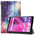 Miniatyrbild 1 av 2: Lenovo Tab M8 (3:e generationen) läderfodral med trefaldigt mönster - Nebulosa multifärg