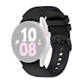Miniatyrbillede 1 af 2: Samsung Galaxy Watch 5 / 4 / 3 (41mm) silikone urrem - Sort / Sort Black