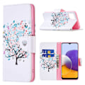 Pikkukuva 1 / 2: Wonderland Samsung Galaxy A22 5G Läppäkotelo - Puu Multicolor