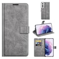 Pikkukuva 1 / 2: Wallet-style Nahkakotelo For Samsung Galaxy S22 - Harmaa Silver grey