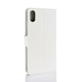 Pikkukuva 2 / 2: iPhone Xs Max Tyylikäs Synteetti Nahkainen Lompakko Suojakotelo - Valkoinen White