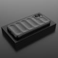 Miniatyrbillede 2 af 2: Blødt grebsformet cover til Samsung Galaxy A04e - Sort Black