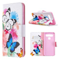 Pikkukuva 1 / 2: Wonderland LG K61 kotelot - Vihreät Perhoset ja Kukat Multicolor