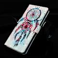 Miniatyrbillede 2 af 2: Samsung Galaxy A40 mønstret lædercover - farverig drømmefanger Multicolor