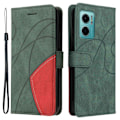 Miniatyrbild 1 av 2: Texturerat läder Xiaomi Redmi Note 11E / Xiaomi Redmi Note 10 5G / Xiaomi Redmi 10 Prime Plus 5G fodral med handledsband - Grön Grön
