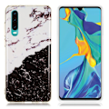 Miniatyrbild 1 av 2: Marmormotiv Huawei P30 skal - Stil C Svart
