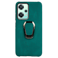 Miniatyrbillede 2 af 2: Stødsikker Læder Cover med Oval Stativ til OnePlus Nord Ce 2 Lite 5g - Grøn Green