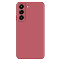 Pikkukuva 1 / 2: Viistetty pudotuksenesto kumipäällysteinen suojus Samsung Galaxy S22 Plus - Punainen Red