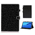 Miniatyrbild 1 av 2: Huawei MediaPad M5 Lite 10 flipfodral i glittrande skinn - Svart Svart