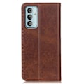 Miniatyrbillede 2 af 2: Samsung Galaxy M23 flip etui i ægte læder med pung – Brun Brown