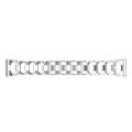 Pikkukuva 2 / 2: Samsung Galaxy Watch Active D-muotoinen strassi ranneke - Hopea Silver grey