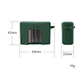 Miniatyrbillede 2 af 2: FIIL CC Pro2 silikoneetui med spænde - Sort Black