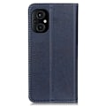 Miniatyrbild 2 av 2: Äkta läder Xiaomi Poco M5 fodral - Blå Blå