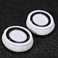 Miniatyrbillede 2 af 2: Monster Beats Solo læder memory foam ear pad pude - Hvid White