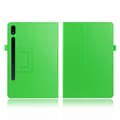 Samsung Galaxy Tab S7 litchi nahkakotelo - Vihreä Green
