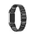 Miniatyrbillede 1 af 2: Fitbit Charge 2 urrem i rustfrit stål - Sort Black