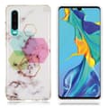 Miniatyrbilde 1 av 2: Huawei P30 Etui Med Marmormønster - Design E Multicolor