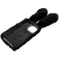 Miniatyrbillede 2 af 6: Cute 3D iPhone 14 Pro Max cover - Sort Black
