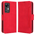 Pikkukuva 1 / 6: Moderni Nahkalaukku For Xiaomi 12T / 12T Pro / K50 Ultra - Punainen Red