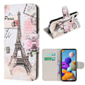 Pikkukuva 1 / 2: Wonderland Samsung Galaxy A21s kotelot - Eiffel Torni Multicolor