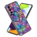 Miniatyrbillede 1 af 2: Deco Samsung Galaxy A54 Etui - Hjerte To Hjerte Multicolor