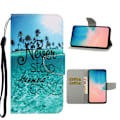 Pikkukuva 1 / 2: Wonderland Samsung Galaxy S20 flip kuoret - Never Stop Dreaming Blue