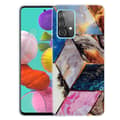 Miniatyrbillede 1 af 2: Deco Samsung Galaxy A73 Etui - Vibrant Marmor Diamant Multicolor