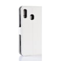 Pikkukuva 2 / 2: Samsung Galaxy A40 litchi nahkakotelo - Valkoinen White