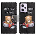 Miniatyrbillede 1 af 2: Wonderland Xiaomi Poco X5 / Redmi Note 12 Flip Etui - Bjørn Black