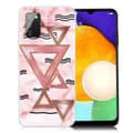 Pikkukuva 1 / 2: Marble Samsung Galaxy A03s Suojakotelo - Rose Colored Triangles Pink