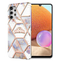 Pikkukuva 1 / 2: Marble Samsung Galaxy A32 Suojakotelo - Marble / Kruunu Multicolor