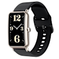 Miniatyrbillede 3 af 4: Huawei Watch Fit Mini / TalkBand B6 / B3 silikone urrem - Sort Black